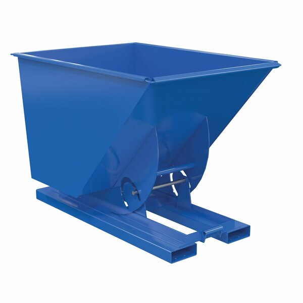 Vestil HOPPER W/O BUMP & DUMP LD 1 CU 2K BLUE D-100-LD-NB